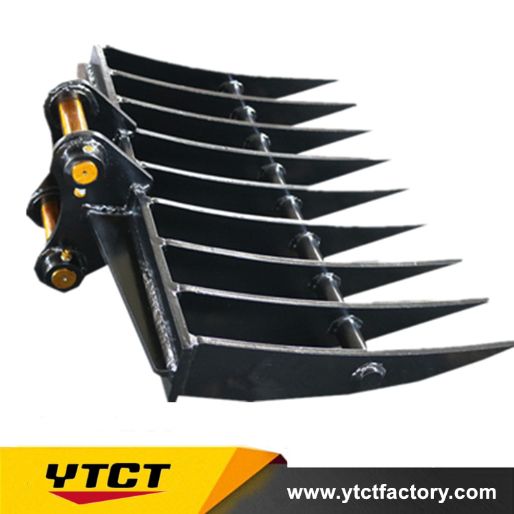 YTCT excavator root rake Excavator Rake
